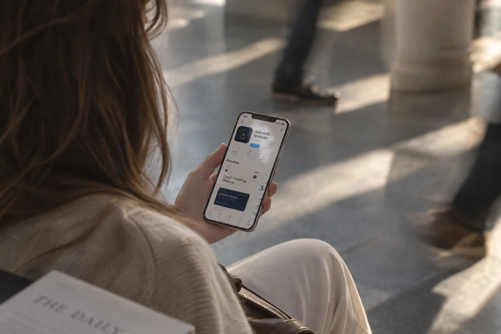 La app de Zulu con la identidad visual de un colegio